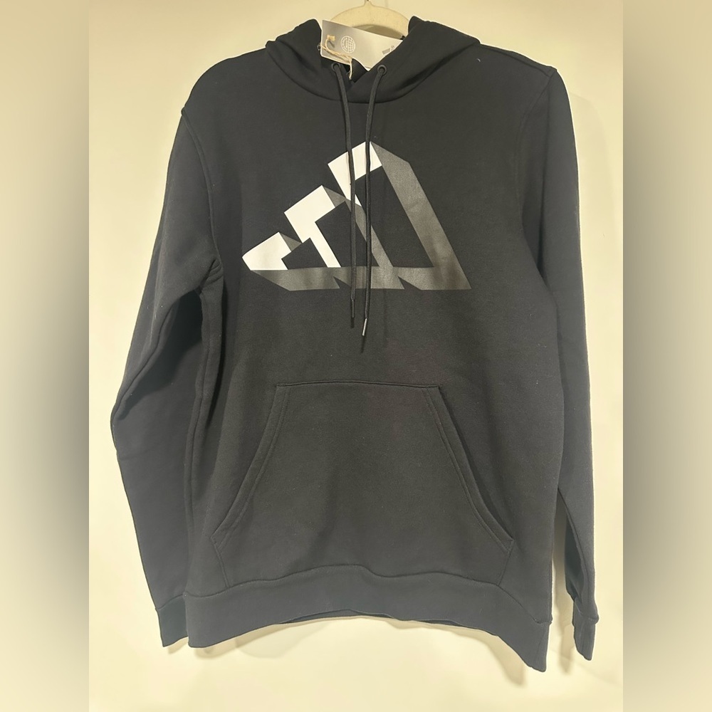 NWT- Adidas Post Game Pullover Graphic Hoodie Small Mens Logo